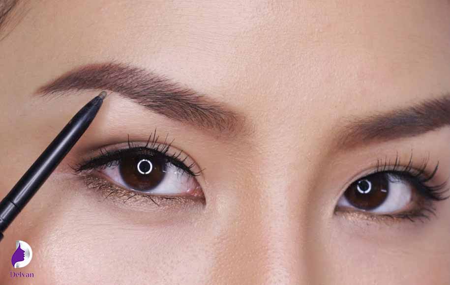 آرایش ابرو بعد از کاشت